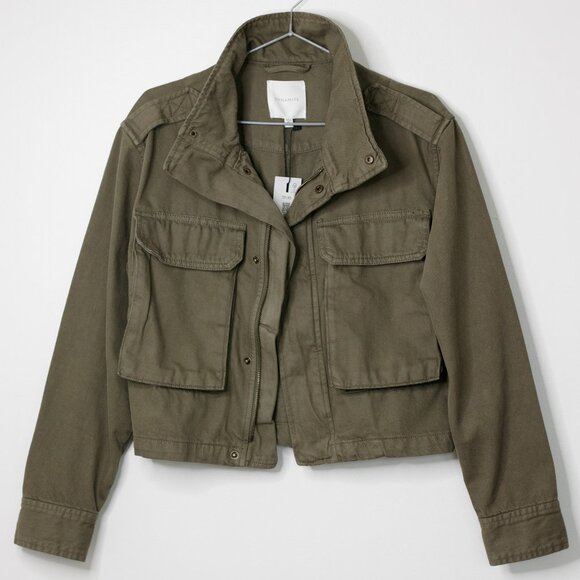 NWT DYNAMITE Utility Jacket XS “Dried Herb” Green - Picture 3 of 8
